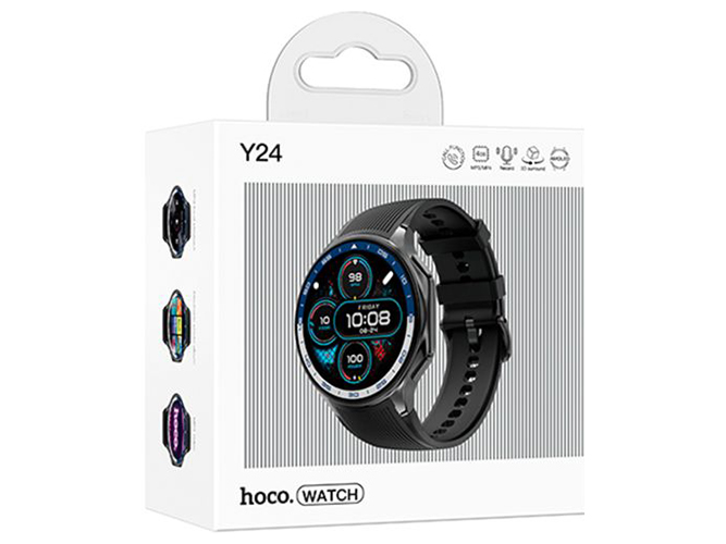 Смарт Часы Hoco Y24 Smart sports watch(call version), цвет Серебряный