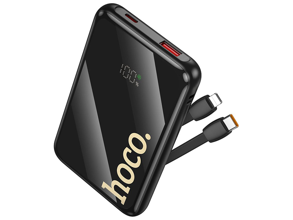 Універсальна мобільна батарея Power Bank Hoco Q37 Graceful, 10000mAh, колір чорний