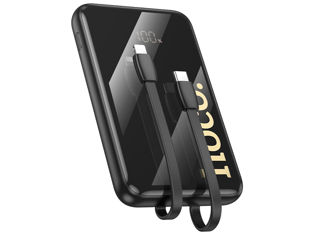 Універсальна мобільна батарея Power Bank Hoco Q37 Graceful, 10000mAh, колір чорний