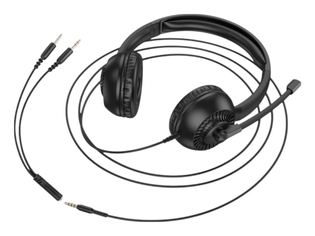 Ігрові навушники Hoco W112 Pure, чорний