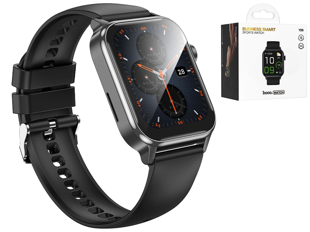Смарт Годинник Hoco Y26 Smart sports watch, колір чорний