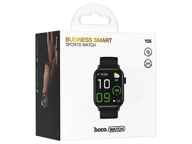 Смарт Годинник Hoco Y26 Smart sports watch, колір чорний