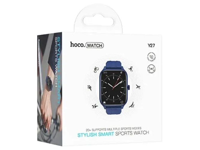 Смарт Годинник Hoco Y27 Smart sports watch, колір синій