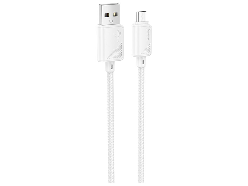 Кабель USB Hoco X113 Micro 2.4A Колір Бiлий