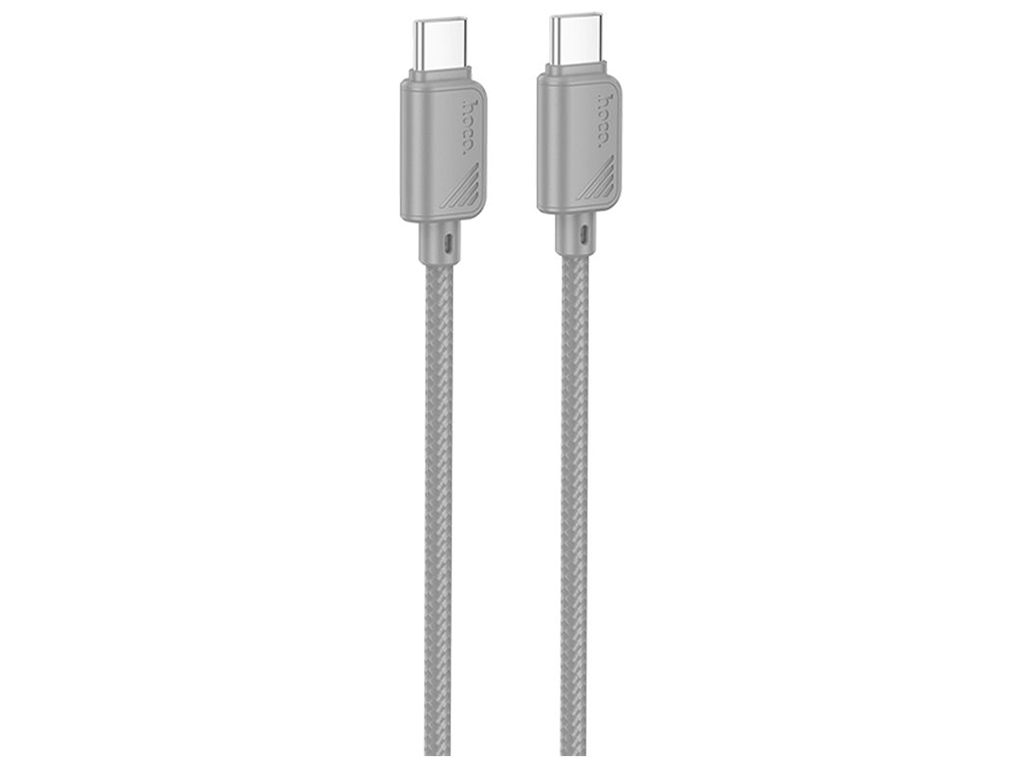 Кабель USB Hoco X113 Type-C to Type-C 60W Колір Сiрий