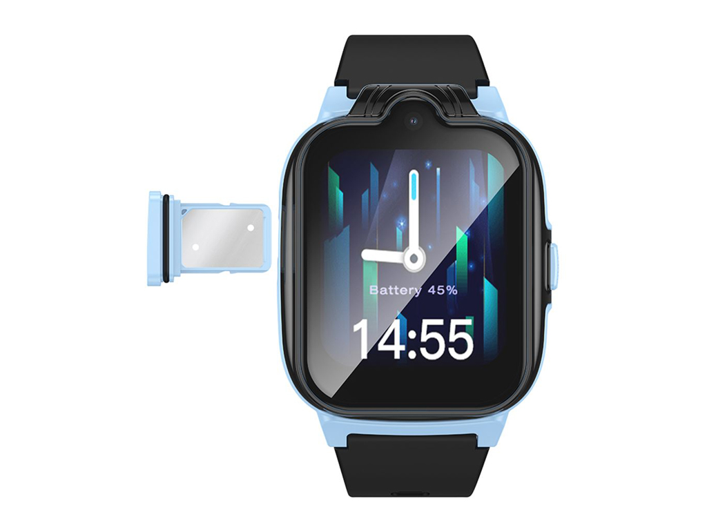 Дитячий смарт годинник Hoco Y104 4G GPS, чорний