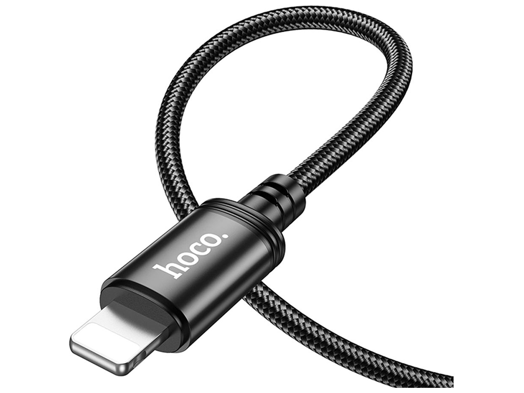 Кабель USB Hoco X89 Lightning 2.4A 2m Колір Чорний