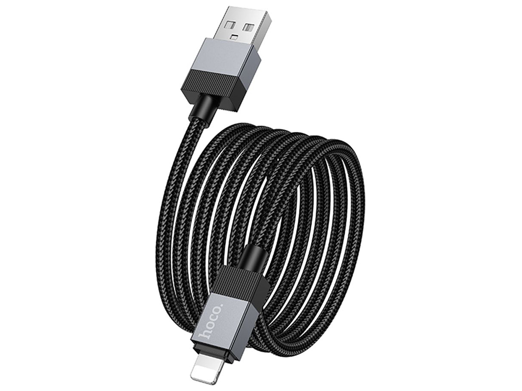 Кабель USB Hoco X110 Lightning 2.4A Колір Чорний