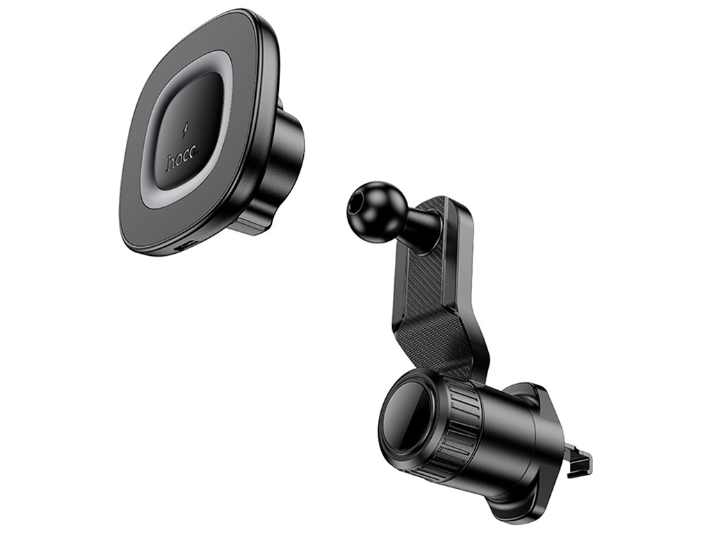 Автотримач Hoco HW30 4.5-7.0 inch Magnetic Ring Wireless 15W Колір Чорний
