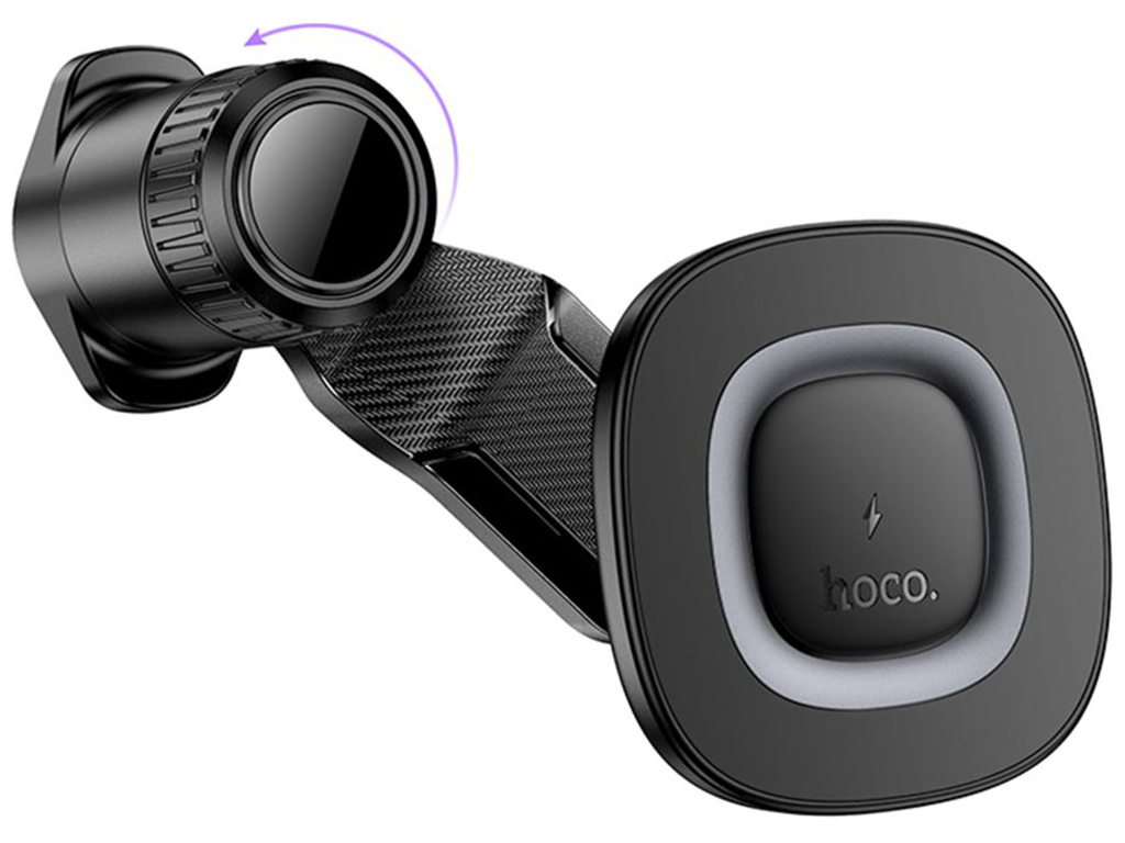 Автотримач Hoco HW30 4.5-7.0 inch Magnetic Ring Wireless 15W Колір Чорний