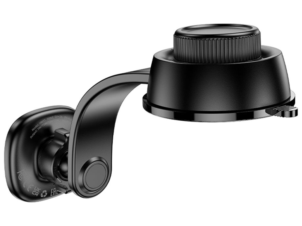 Автотримач Hoco HW31 4.5-7.0 inch Magnetic Ring Wireless 15W Колір Чорний