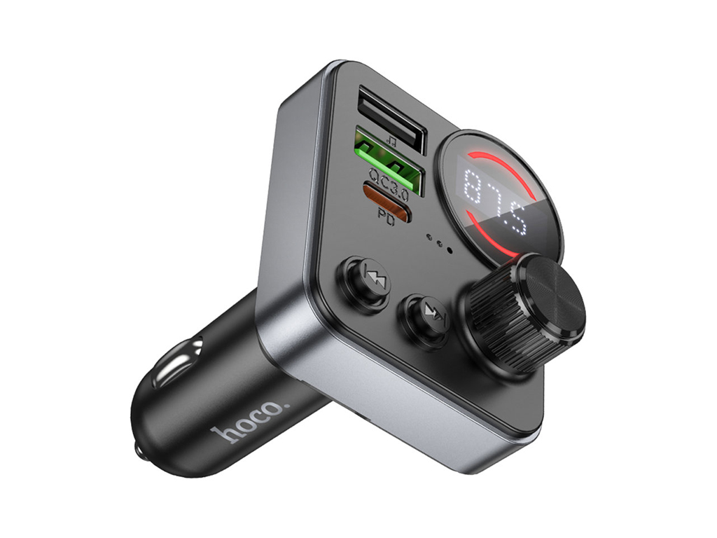 Модулятор Hoco E86 PD30W+QC3.0 18W Total 48W, колір чорний