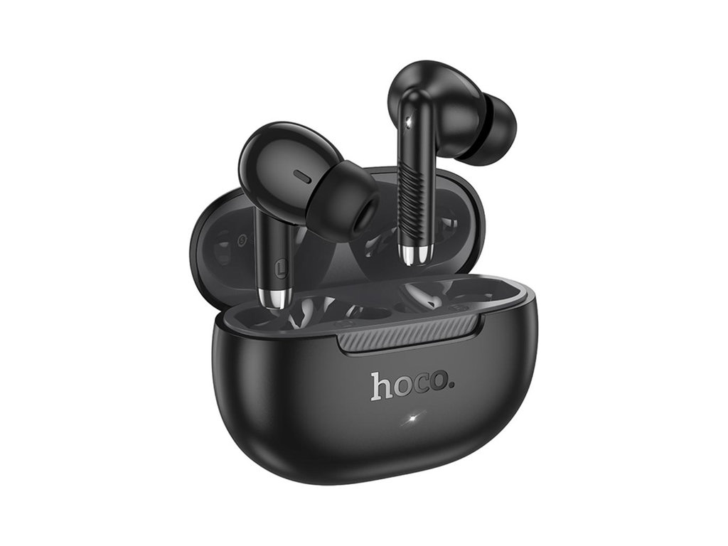 Bluetooth стерео гарнітура Hoco EQ24, bluetooth 5.4, сенсорне управління, 320mAh, type-c, чорний