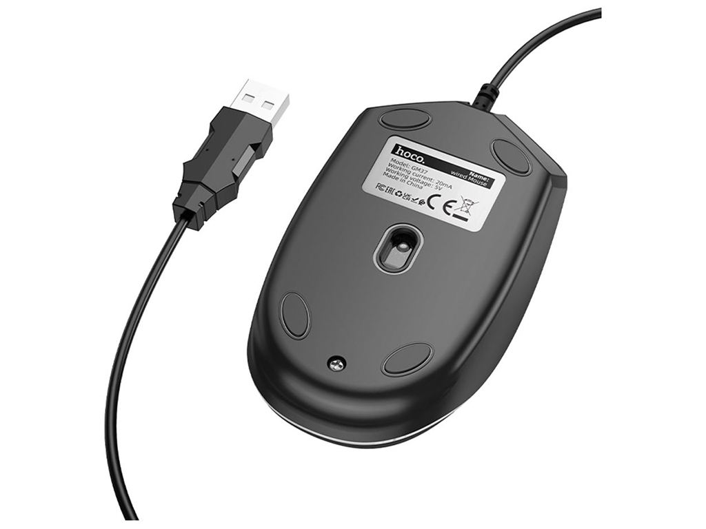 USB Миша Iгрова Hoco GM37 Wonderful gaming luminous Колір Чорний