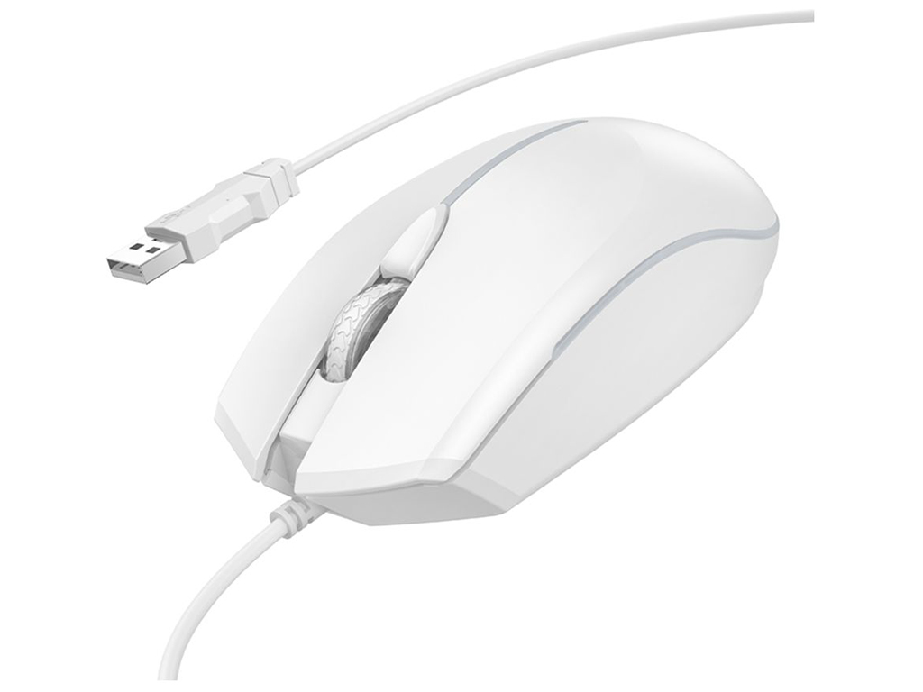 Мышь Игровая USB Hoco GM37 Wonderful gaming luminous Цвет Белый