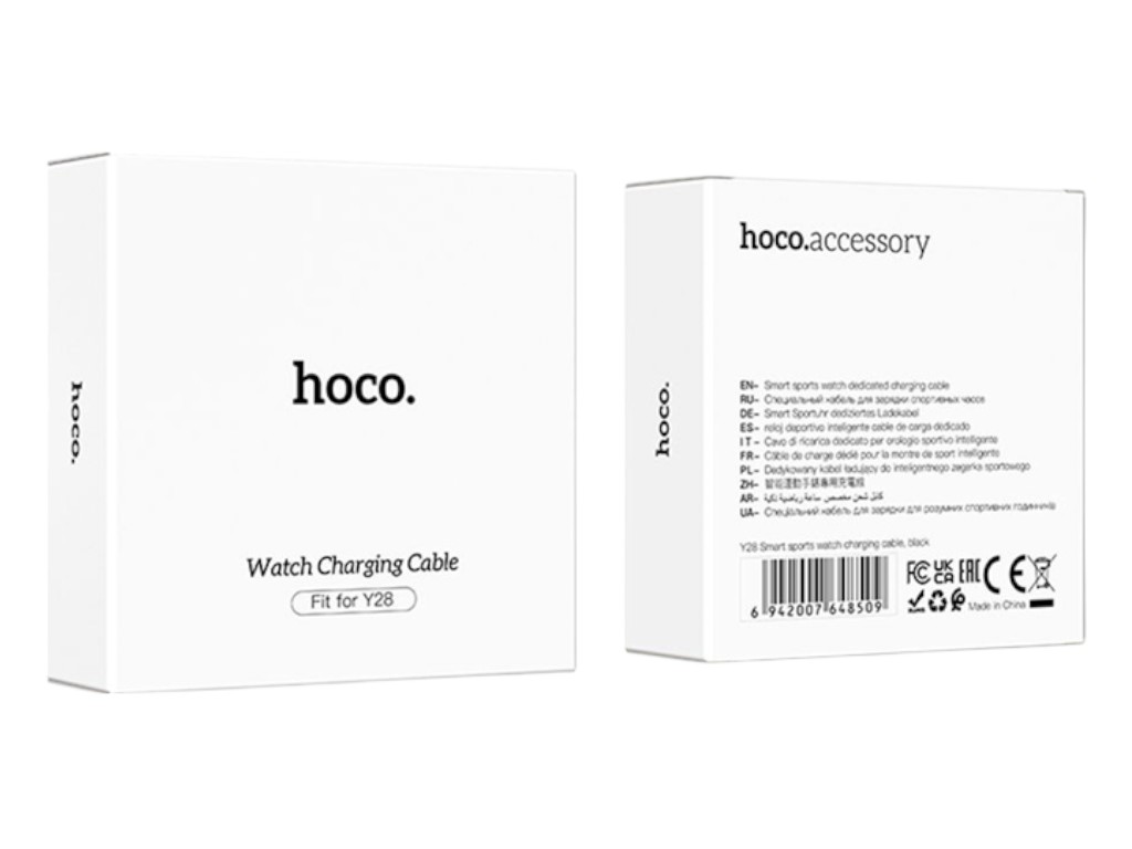 Кабель зарядки для часов Hoco Y28, черный