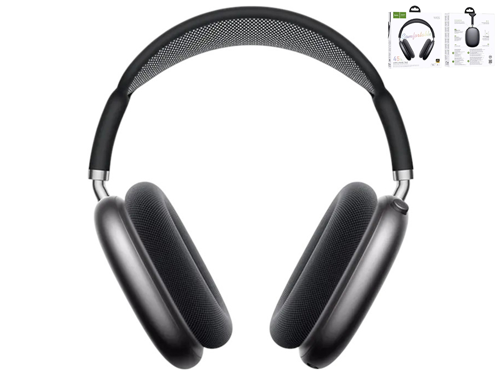 Bluetooth стерео гарнітура Hoco W65, темно-сірий
