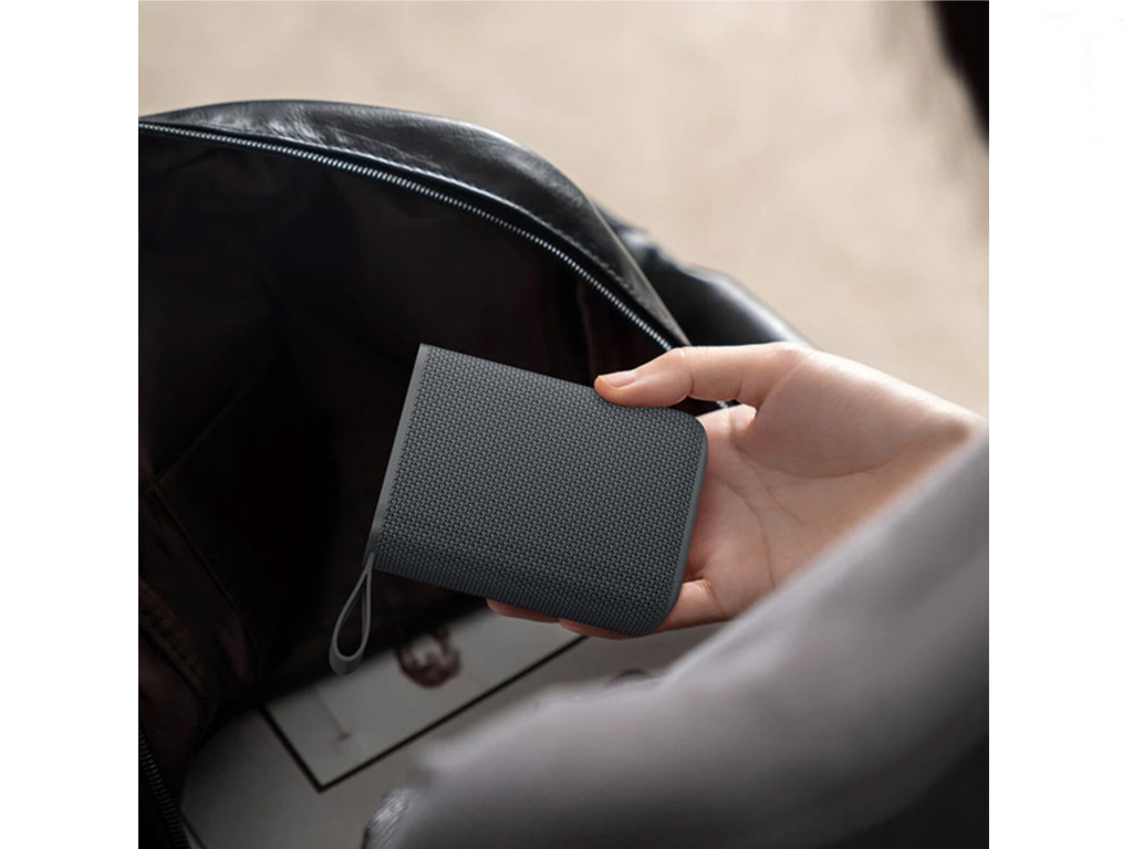 Колонка Hoco HC34, 5Вт, Bluetooth 5.4, 1200mAh, Type-C, пластик, 83×110×39мм, цвет серый