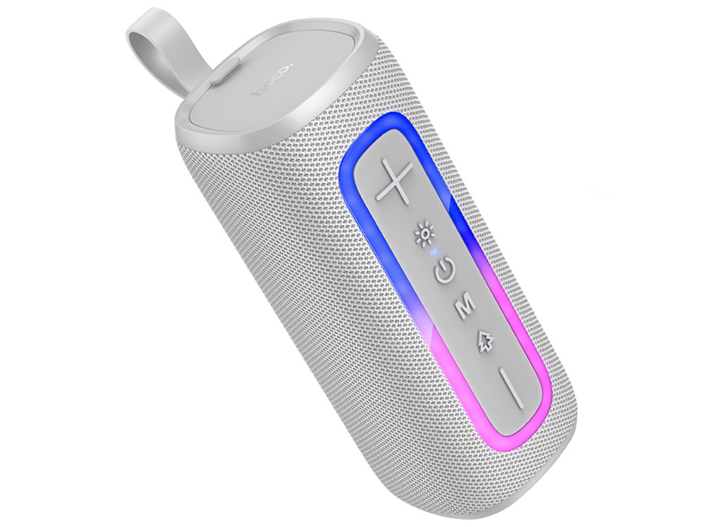 Колонка Hoco HC36, 10Вт, Bluetooth 5.4, 1200mAh, Type-C, пластик, 75×187×75мм, колір сірий