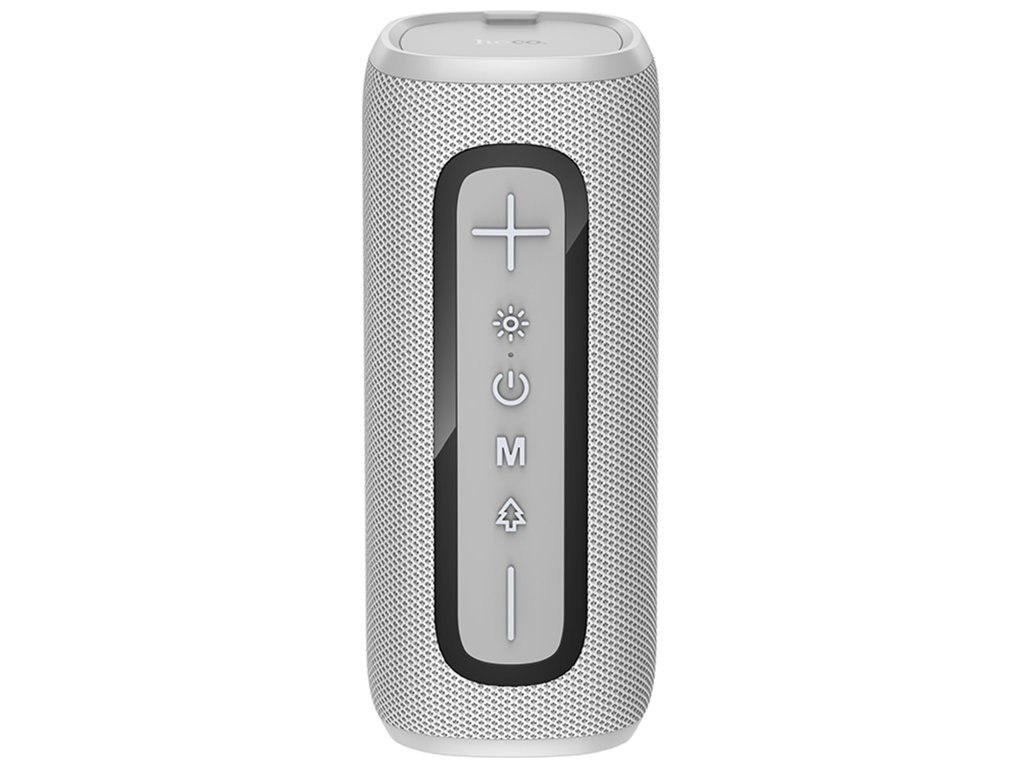 Колонка Hoco HC36, 10Вт, Bluetooth 5.4, 1200mAh, Type-C, пластик, 75×187×75мм, колір сірий