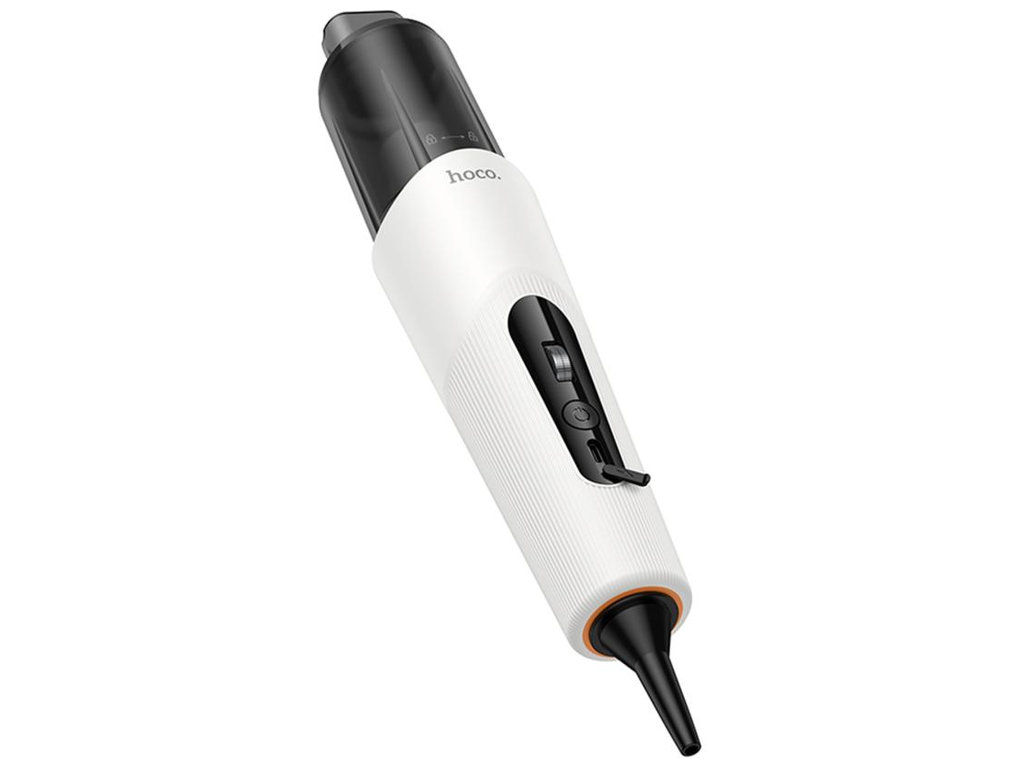 Пилосос автомобільний Hoco ZP16, 50W, 2 режими, 3600mAh, сухе прибирання, HEPA, пластик, колір білий