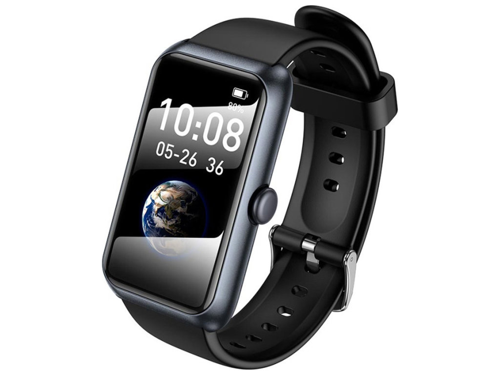 Смарт-годинник Hoco Y34, Bluetooth 5.3, 180мАч, TFT дисплей, пластик, силікон, 220×70×22мм, чорний