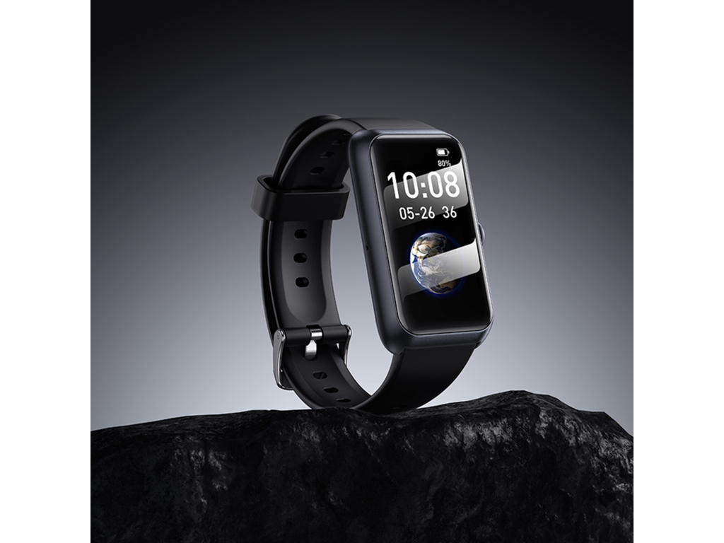 Смарт-годинник Hoco Y34, Bluetooth 5.3, 180мАч, TFT дисплей, пластик, силікон, 220×70×22мм, чорний