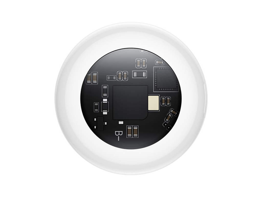 Брелок для тварин Hoco E91C, Bluetooth, 210мАг, пластик, силікон, 98×98×20мм, колір білий