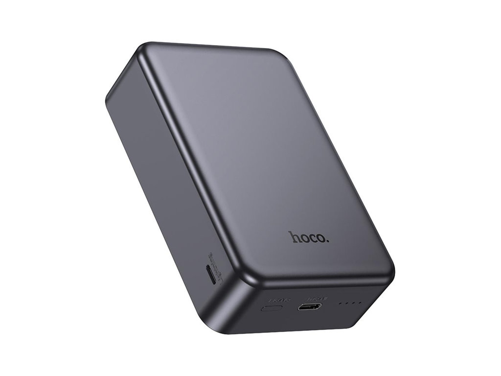 Power Bank Hoco J160B Original, PD20W, 20000mAh, магнітний, бездротова зарядка, ABS+PC, колір сірий