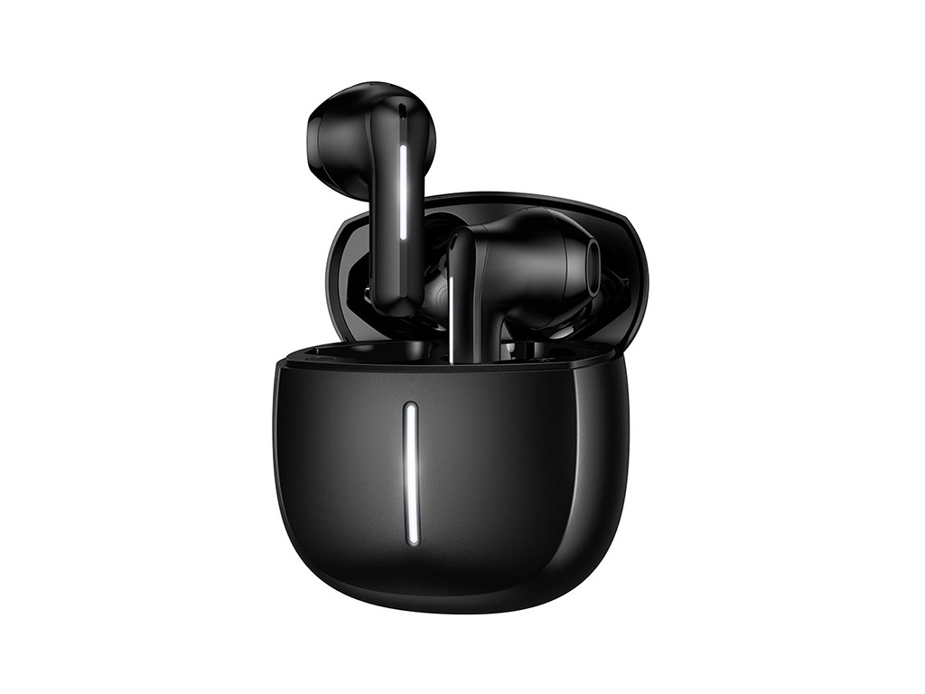Бездротові навушники Hoco EQ33 Bluetooth 5.4 TWS, сенсор, чохол 300 мА·год, Type-C, чорні
