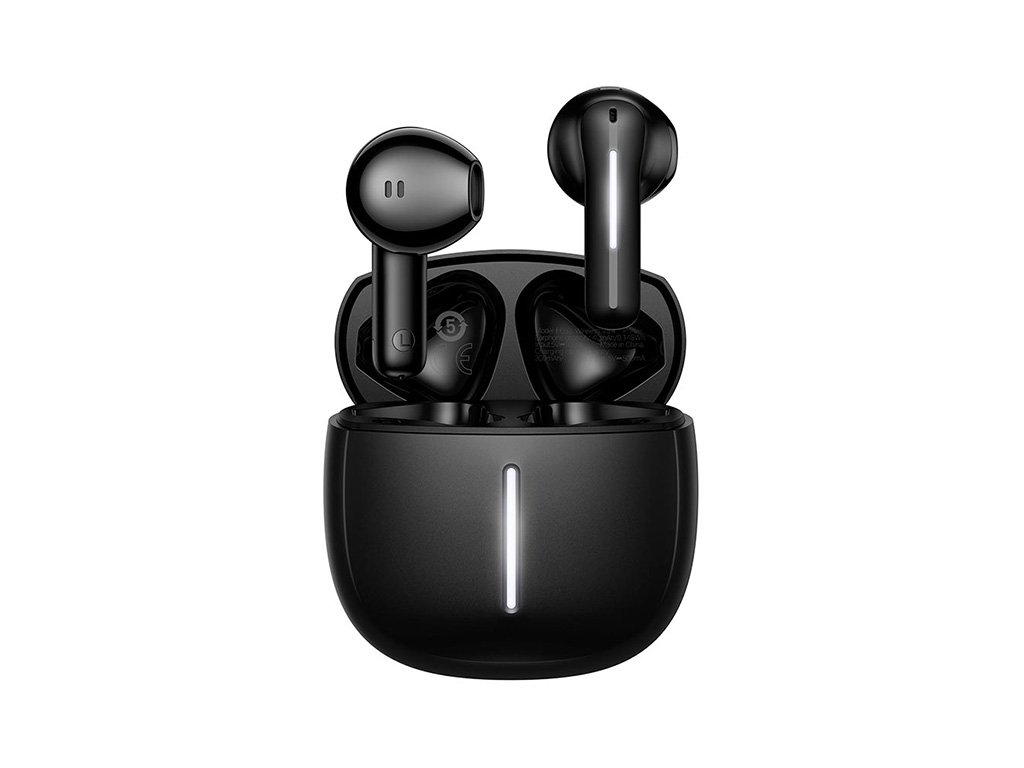 Бездротові навушники Hoco EQ33 Bluetooth 5.4 TWS, сенсор, чохол 300 мА·год, Type-C, чорні