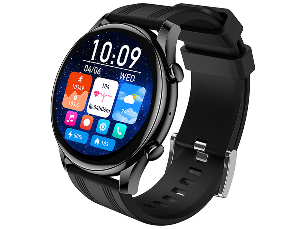Смарт-часы Hoco Y38, Bluetooth 5.3, AMOLED дисплей 1,43 дюйма, 300мАч, цинковый сплав, 100×100×65мм