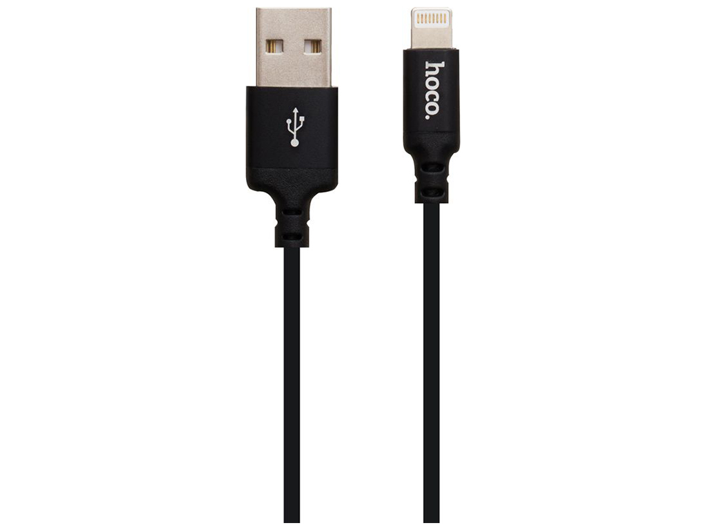 Кабель USB Hoco X14 Times Speed Lightning, Чорний