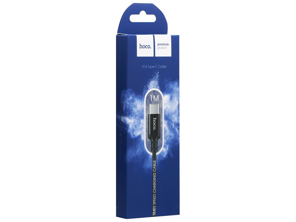Кабель USB Hoco X14 Times Speed Type-C, Чорний