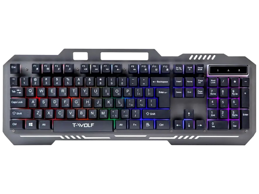 Клавиатура игровая TWolf T16, Цвет Черный
