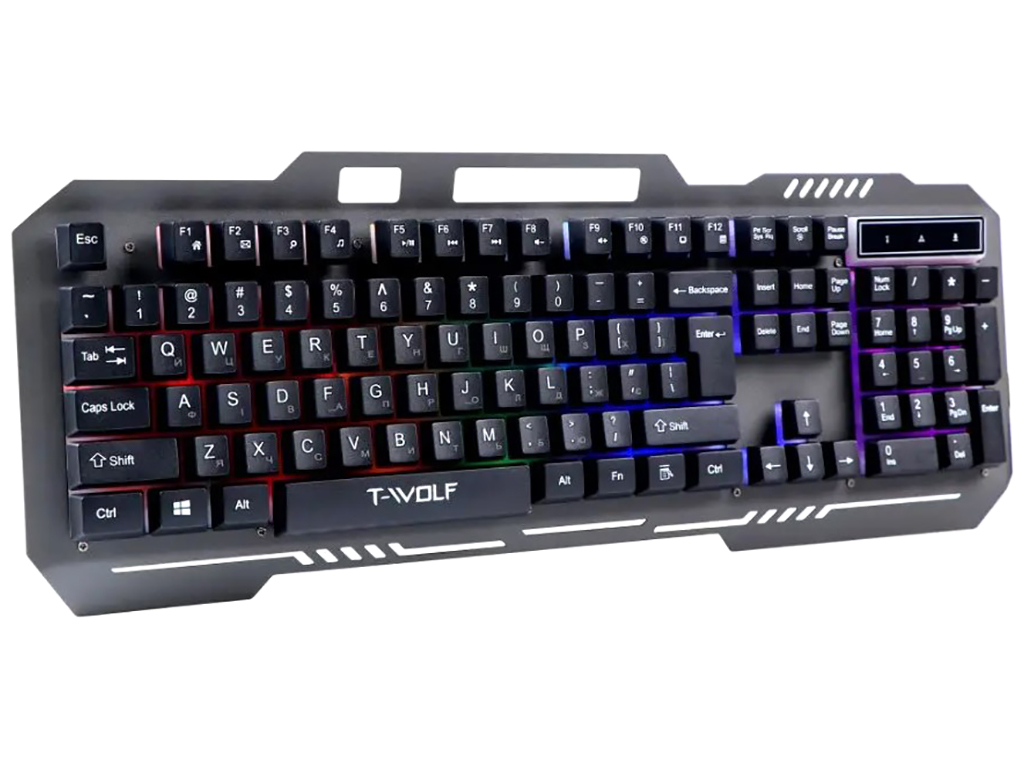 Клавиатура игровая TWolf T16, Цвет Черный