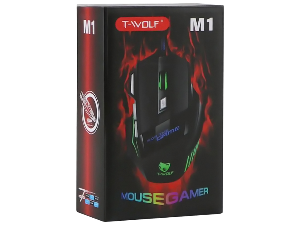 USB Миша Ігрова TWolf M1 Колір Чорний