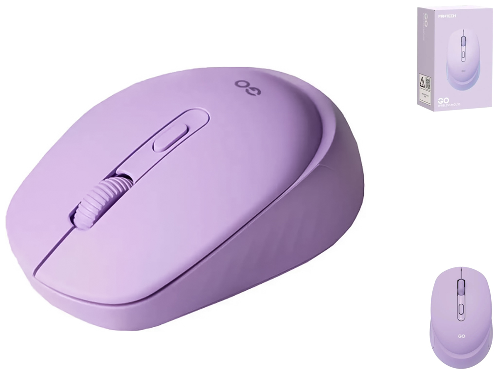 Беспроводная Мышь Fantech GO W609, цвет сиреневый