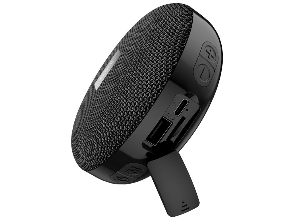 Колонка Borofone BR27, 5Вт, Bluetooth 5.1, 500mAh, Type-C, ABS пластик, 97×97×47мм, колір чорний