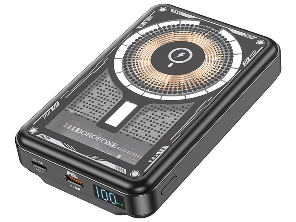 Універсальна мобільна батарея Borofone BJ29 Discovery Edition PD20W magnetic wireless fast charging 