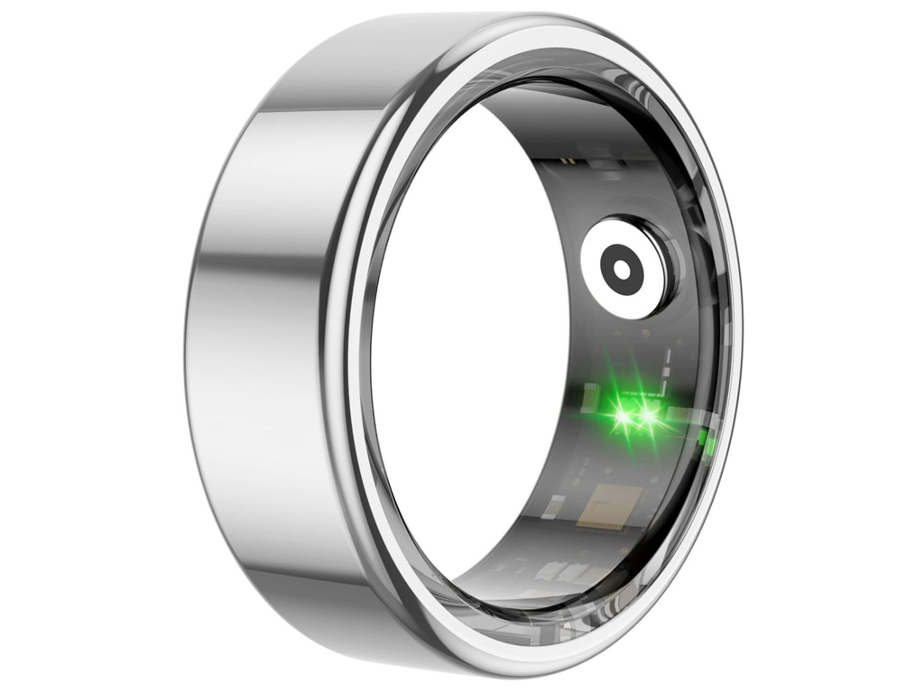Смарт-кольцо XO Smart Ring RS01 размер 10 (19,8 мм), защита 5 АТМ, Bluetooth 5.1, цвет серебристый
