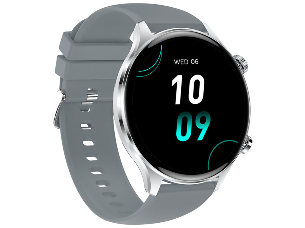 Смарт-годинник XO J14, AMOLED дисплей, Bluetooth, 300мАч, цинковий сплав, скло, 160×90×30мм, сірий