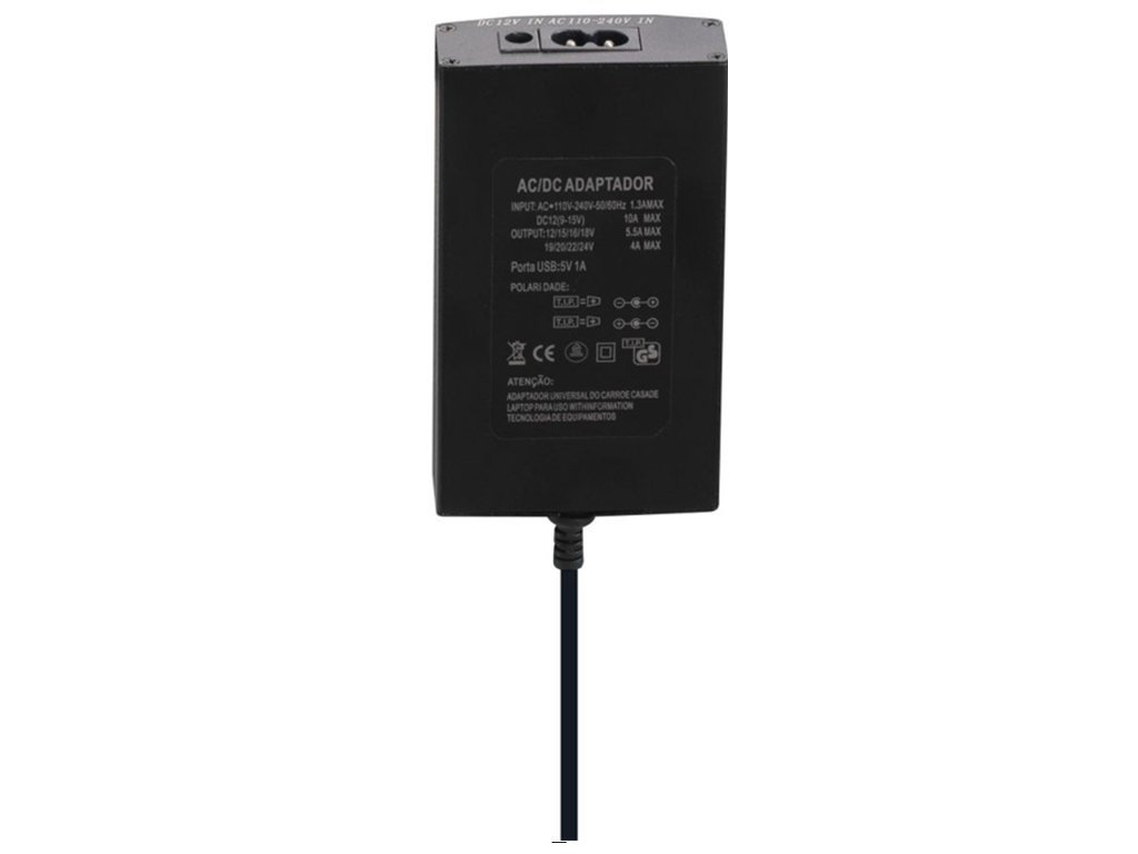 Універсальний зарядний пристрій ноутбука 100w 8 pin, 150вт, колір чорний