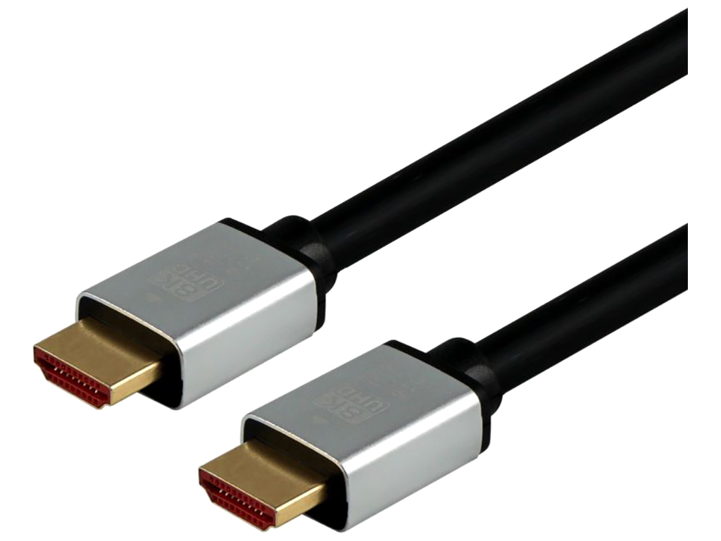 Кабель HDMI- HDMI 2.0V, 1,5м, 4K Premium, колір чорний