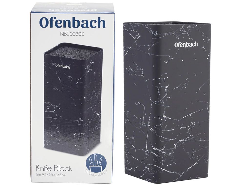 Подставка для ножей Ofenbach 10,3х10,3х23см с наполнителем