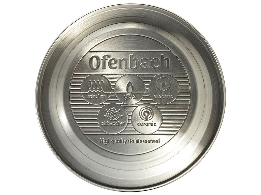 Чайник Ofenbach 1,5л з нержавіючої сталі зі свистком і нейлоновою ручкою