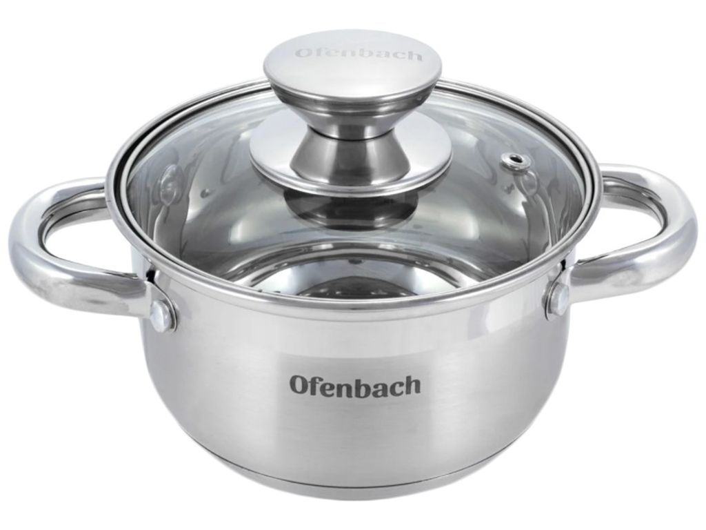 Каструля з кришкою Ofenbach нержавіюча сталь 1,1л