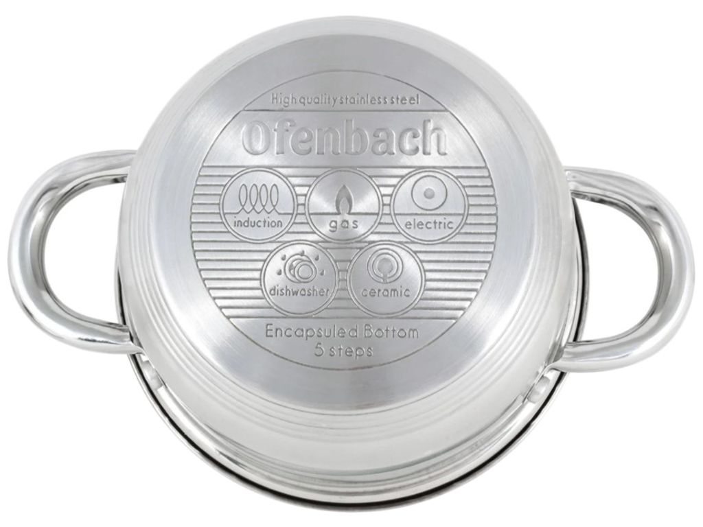 Каструля з кришкою Ofenbach нержавіюча сталь 1,1л