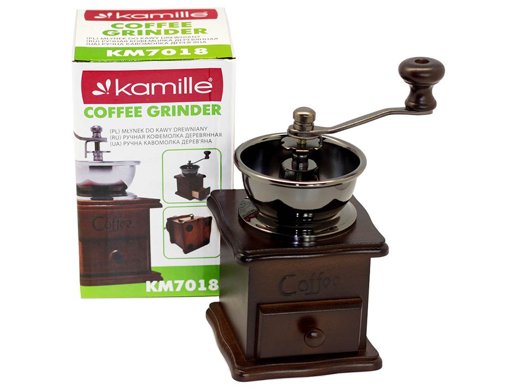 Кофемолка ручная Kamille (механическая)