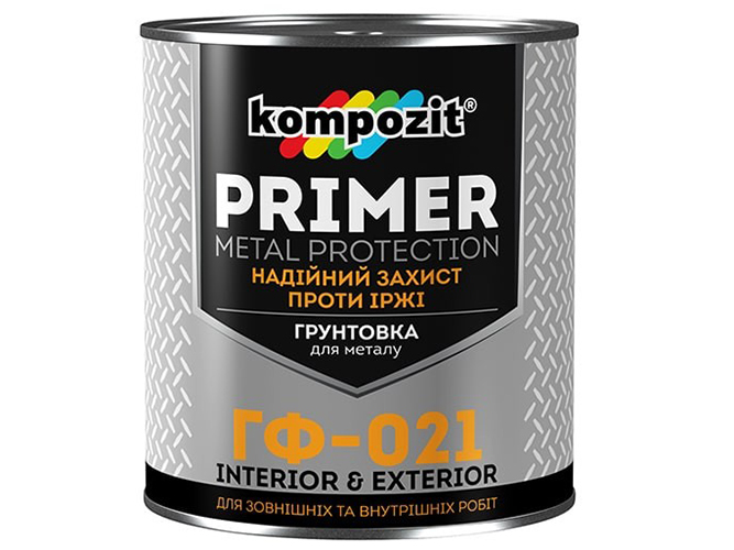 Грунтовка ГФ-021 Kompozit Светло серая 2,8кг